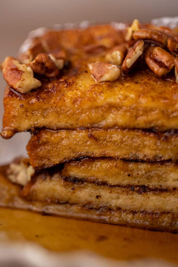 Close up of Pumpkin french toast