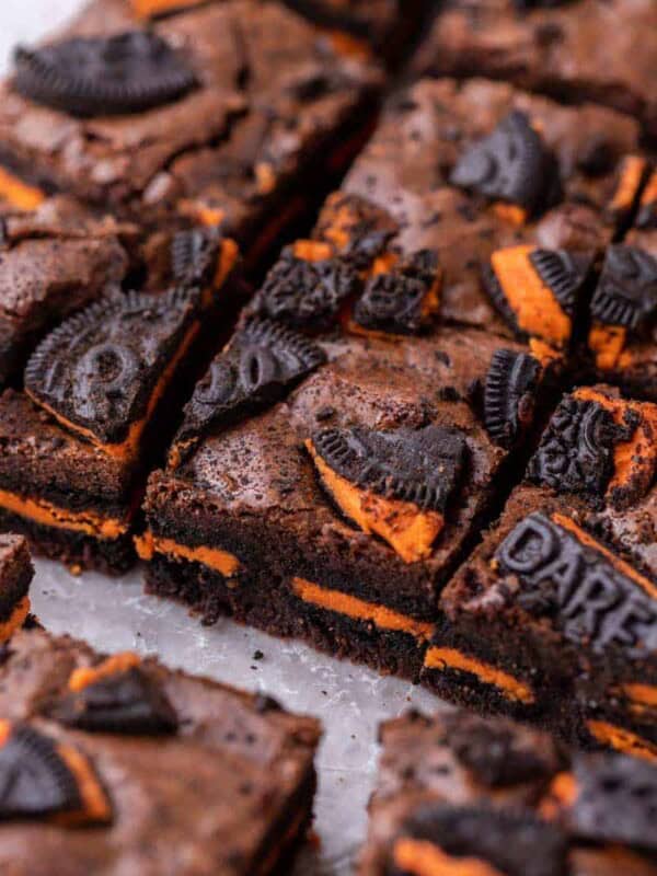Halloween Oreo brownies