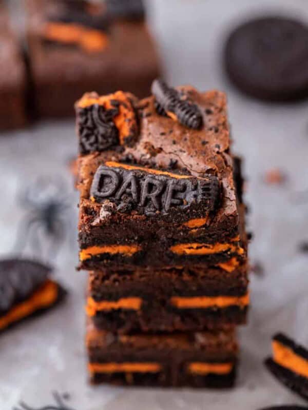 Halloween Oreo brownies