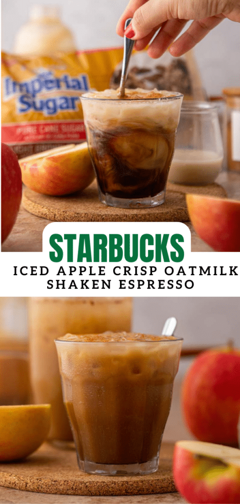 New Starbucks Iced Apple Crisp Oatmilk Shaken Espresso 
