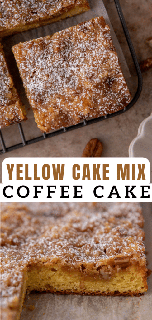 The best easy coffee cake with cake mix recipe