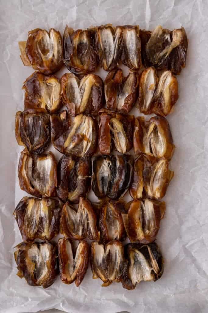 Dates on parchment paper