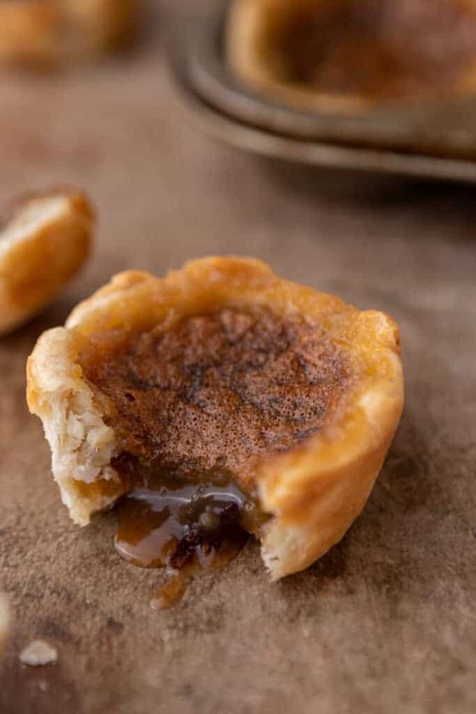 Gooey Canadian butter tarts