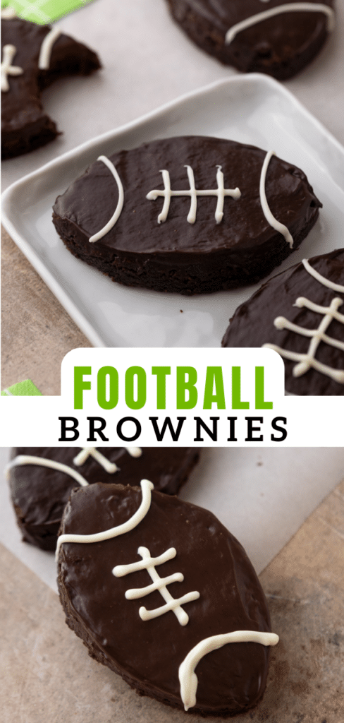 Football brownies 