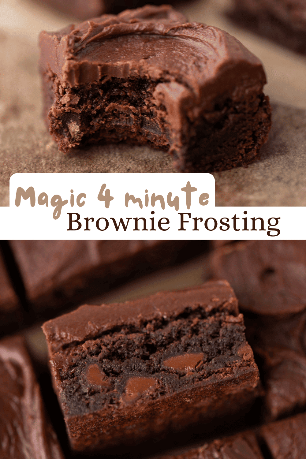 The Best Brownie Frosting Recipe Ready In 4 Minutes - Lifestyle of a Foodie