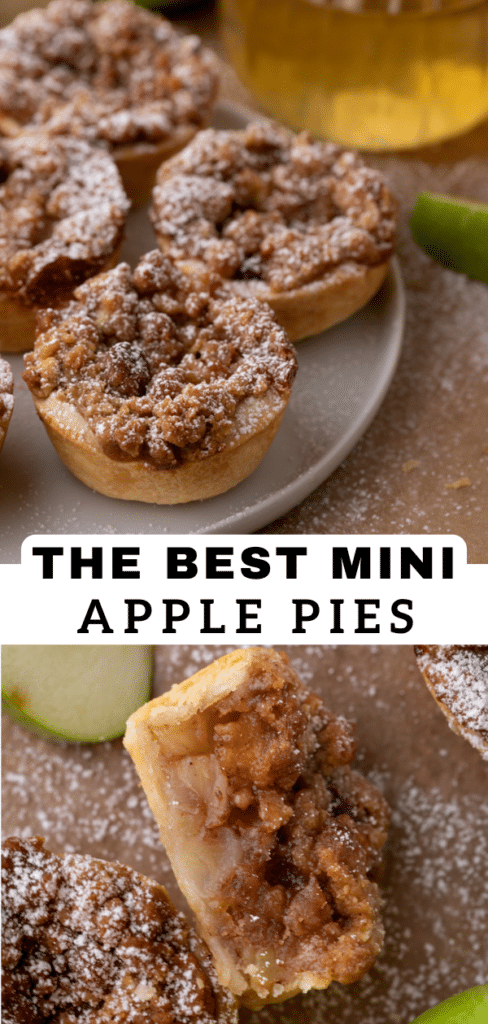 mini apple pies Pinterest pin