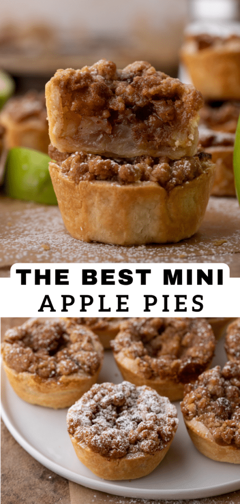 mini apple pies Pinterest pin