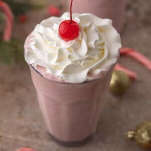 Delicious Chick-fil-a peppermint milkshake