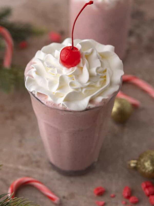 Delicious Chick-fil-a peppermint milkshake