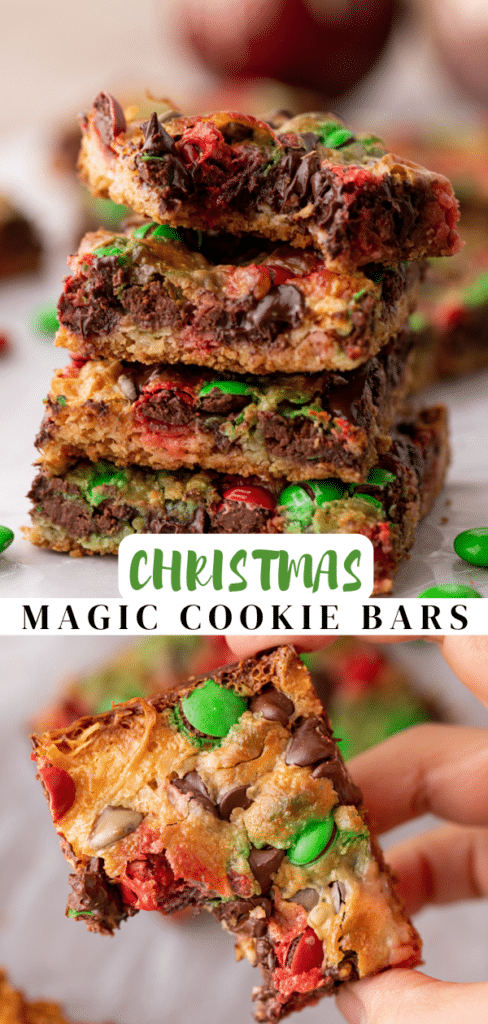 Christmas magic cookie bars 