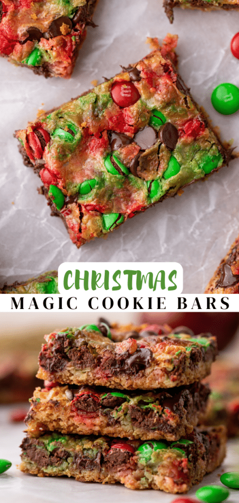 Christmas magic cookie bars 