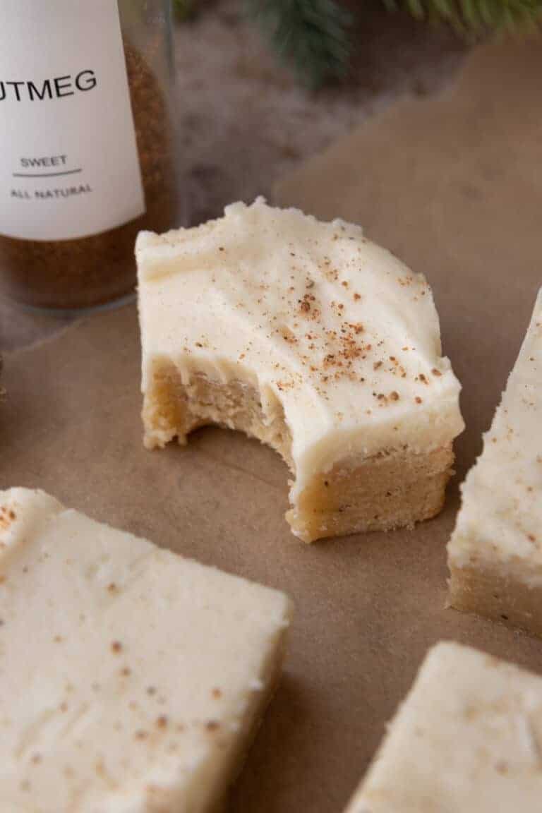 Easy Eggnog Cookie Bars Recipe For The Holidays Lifestyle of a Foodie