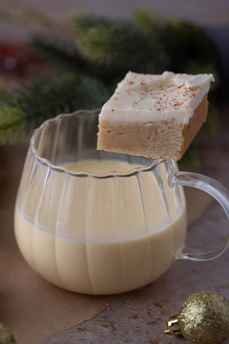 Easy Eggnog Cookie Bars Recipe For The Holidays Lifestyle of a Foodie