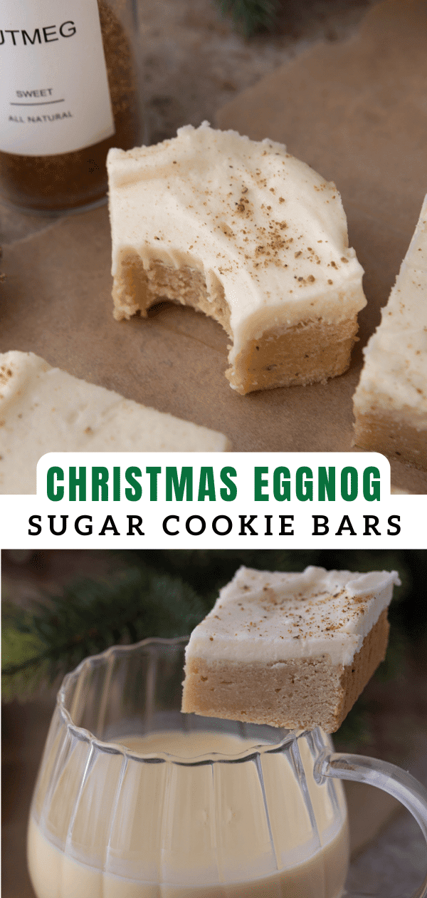 Easy Eggnog Cookie Bars Recipe For The Holidays Lifestyle of a Foodie