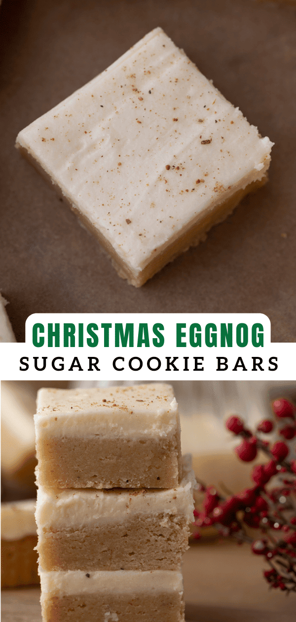 Easy Eggnog Cookie Bars Recipe For The Holidays Lifestyle of a Foodie