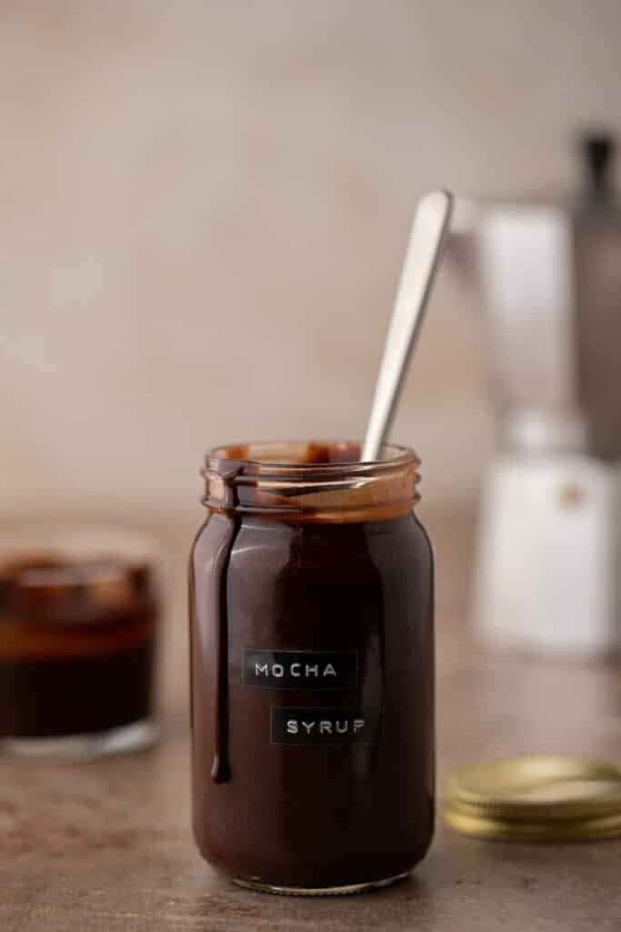 Homemade Mocha Coffee Syrup Recipe