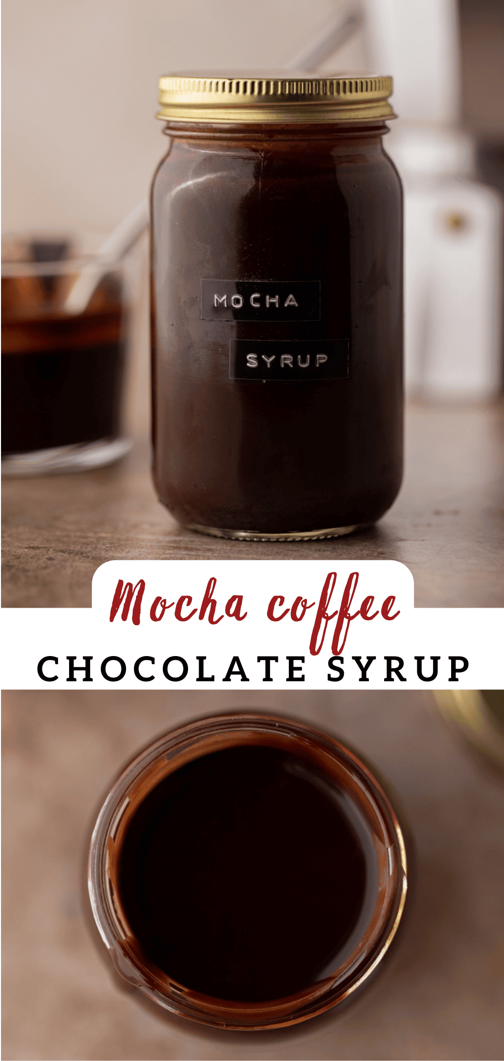 The Best Homemade Mocha Coffee Syrup Recipe Lifestyle Of A Foodie