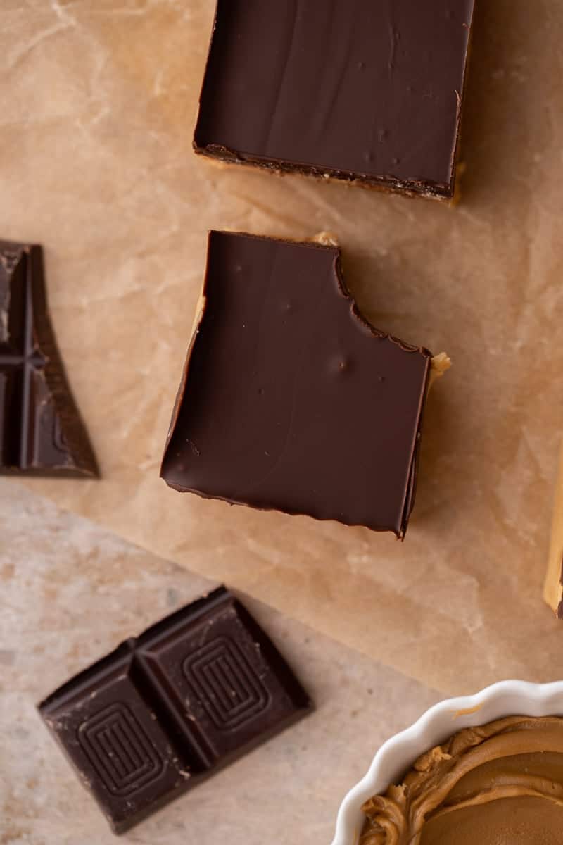 The Best Buckeye Bars Recipe NoBake Lifestyle of a Foodie