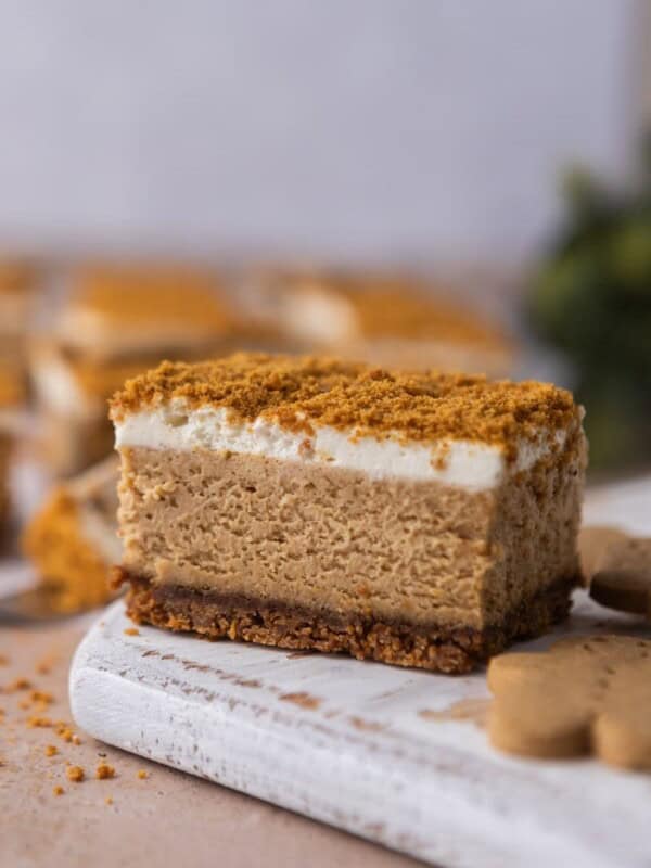 Gingerbread cheesecake bars recipe
