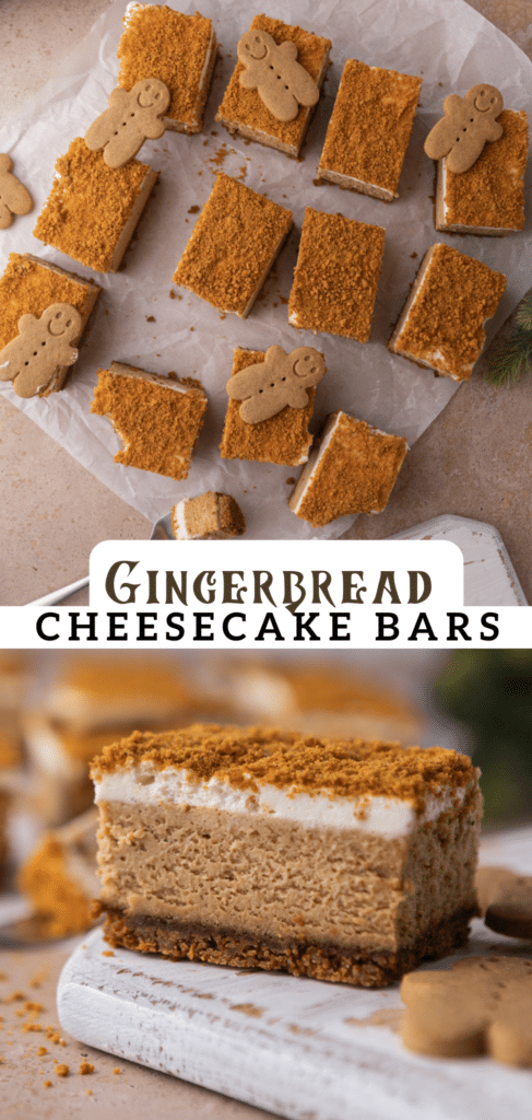 Gingerbread cheesecake bars recipe 