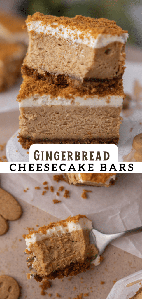 Gingerbread cheesecake bars recipe 