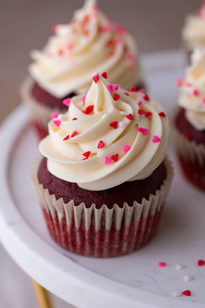 Small Batch Red Velvet Cupcakes