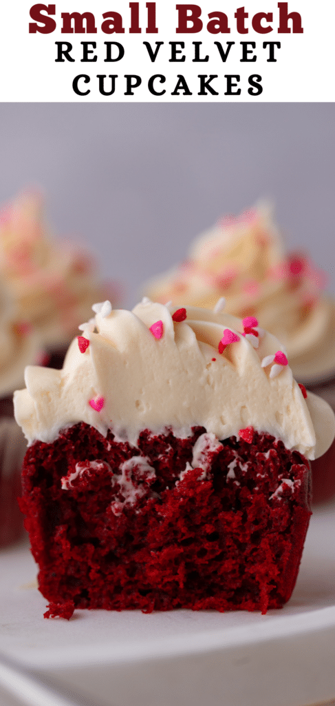 Small Batch red velvet cupcakes