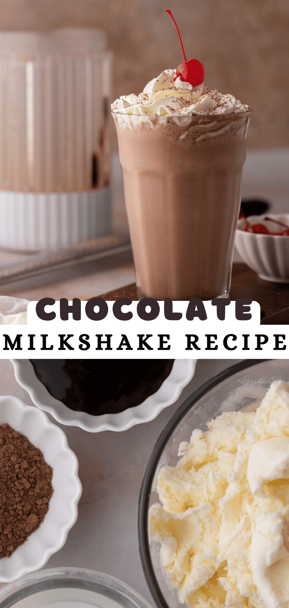 How to Make a Chocolate Milkshake (The Best Recipe) Lifestyle of a Foodie