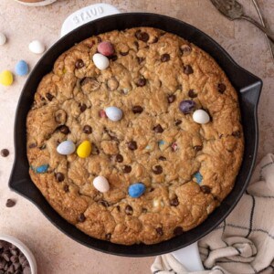 Cadbury Mini Egg Skillet Cookie