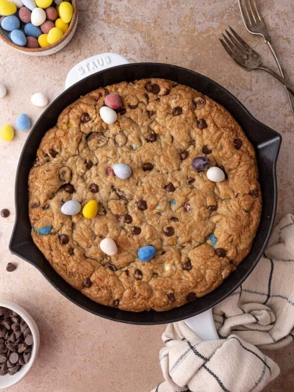 Cadbury Mini Egg Skillet Cookie