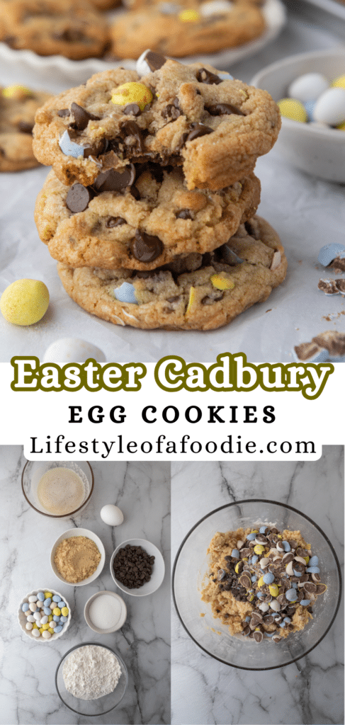 Cadbury egg cookies 