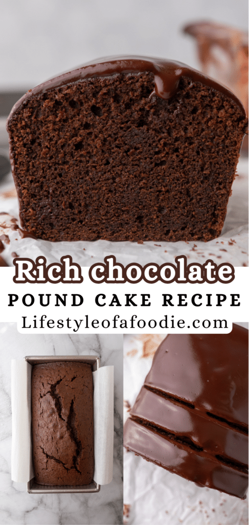 Rich chocolate pound cake recipe