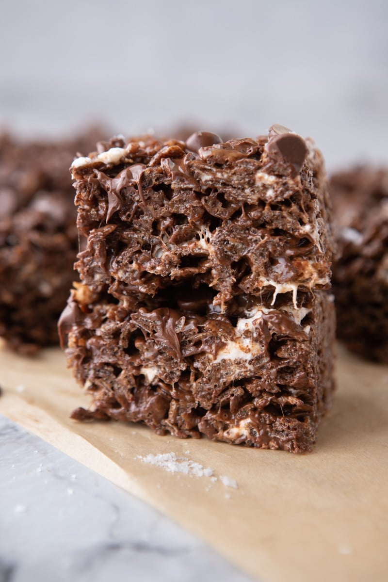 The Best Chocolate Rice Krispies Treats Recipe - Lifestyle of a Foodie