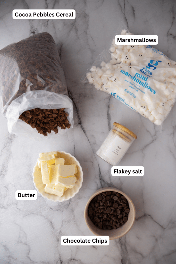 brown butter chocolate rice krispies treats recipe ingredients