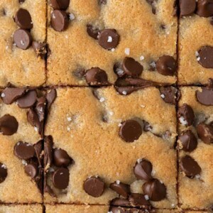 Close up cookie bars