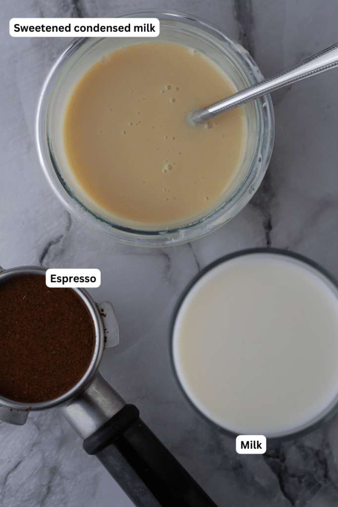 spanish latte ingredients