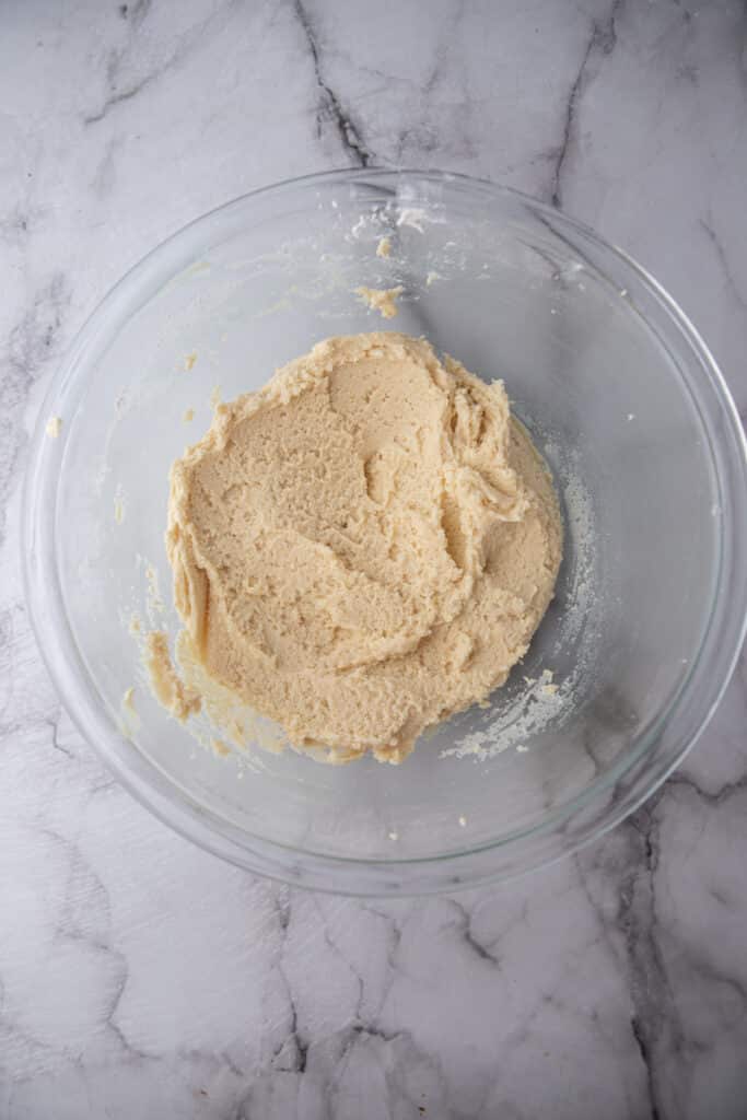 Cookie dough in a bowl