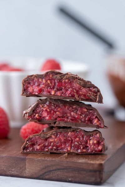 Easy Healthy Raspberry Jam Chocolate Bites Recipe - Lifestyle of a Foodie