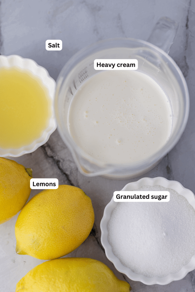 easy lemon posset recipe ingredients