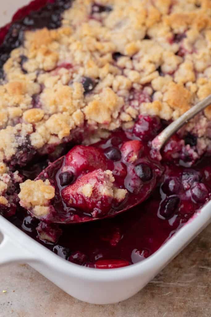 The Best Mixed Berry Cobbler Recipe Lifestyle Of A Foodie