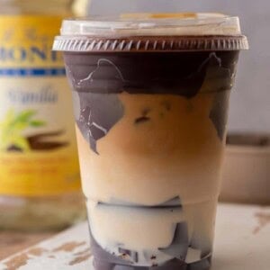 Viral iced cracking latte recipe
