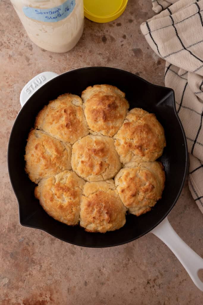 baked balls in a skillet