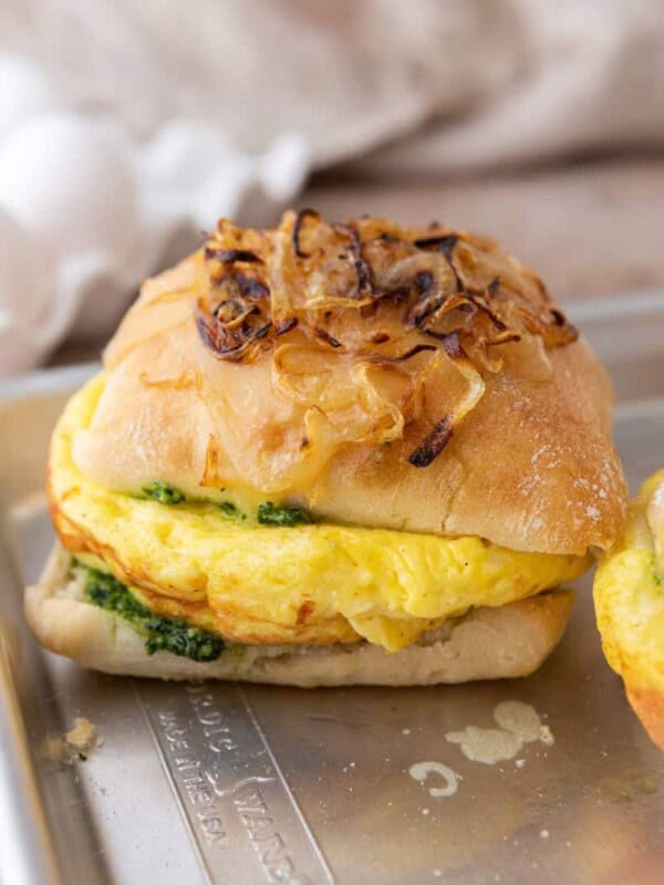 Starbucks Egg Kale Pesto Mozzarella Sandwich recipe on a plate