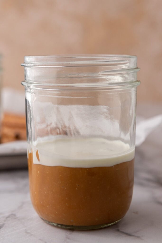 melted candy in a cup