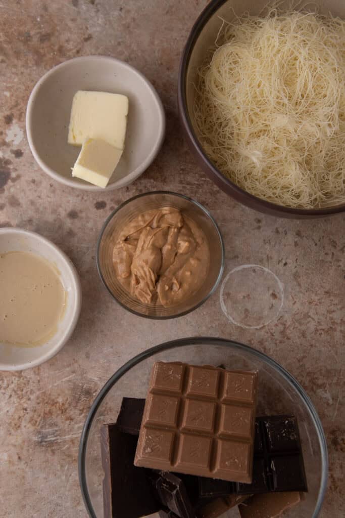 dubai pistachio chocolate bar recipe ingredients