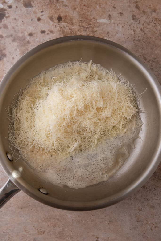 phyllo dough getting cooked