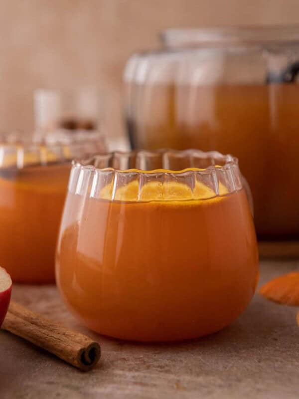 instant pot apple cider recipe in a cup