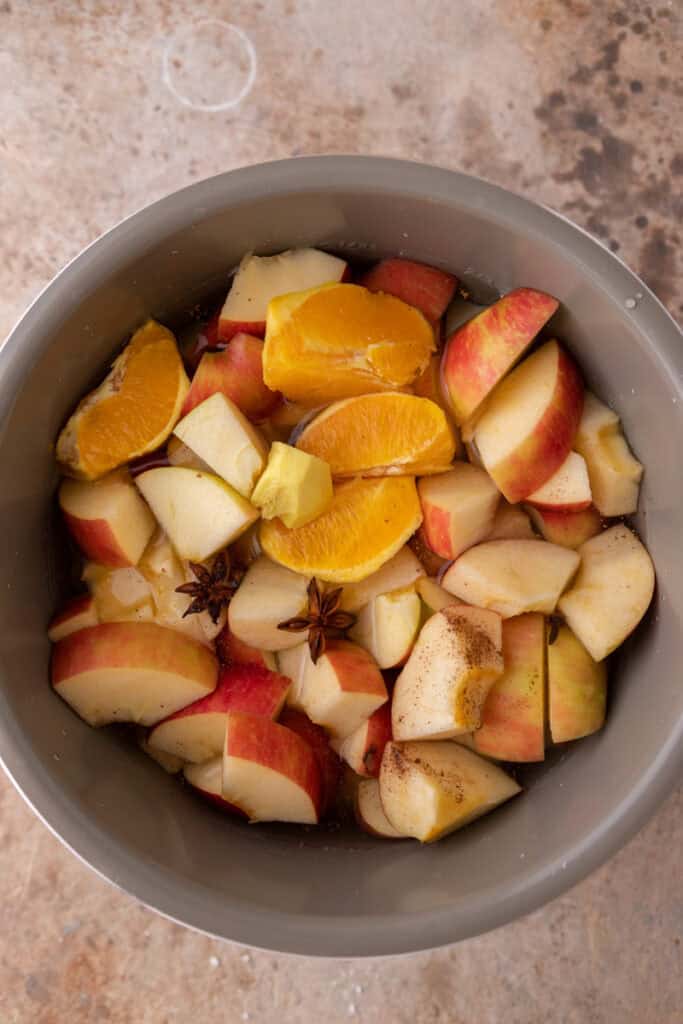 fruit in a pot