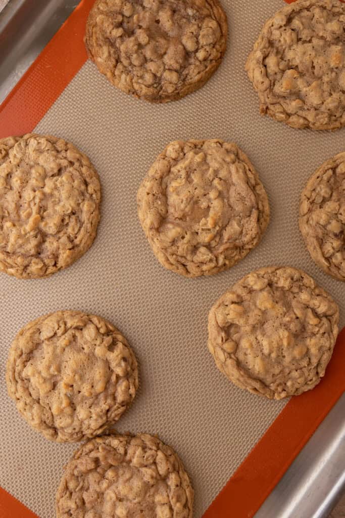 fully baked goods on a baking sheet