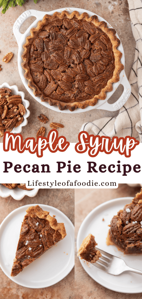 maple pecan pie recipe pinterest pin